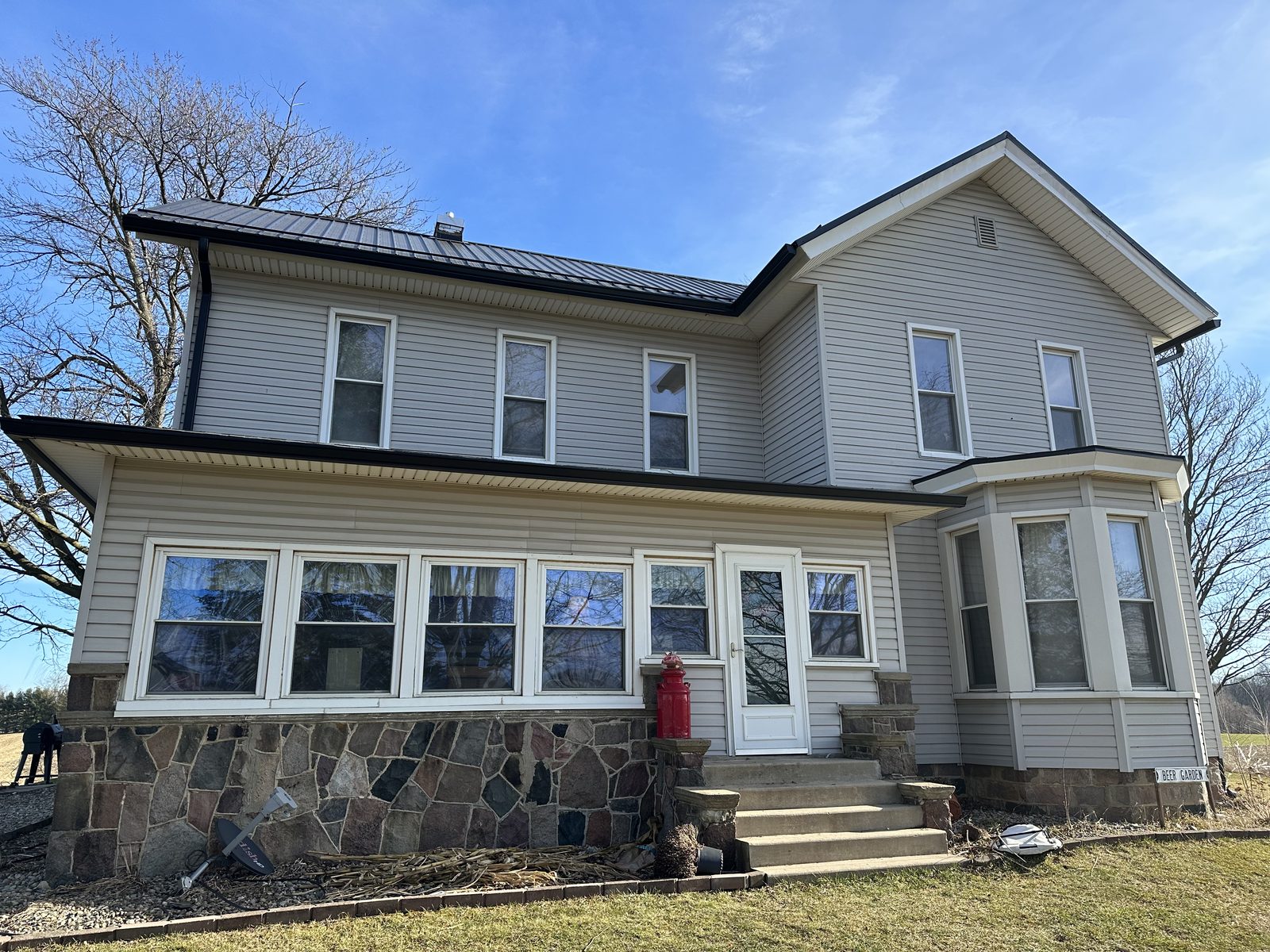 Standing seam metal roof installed by Michigan Metal Roofing
