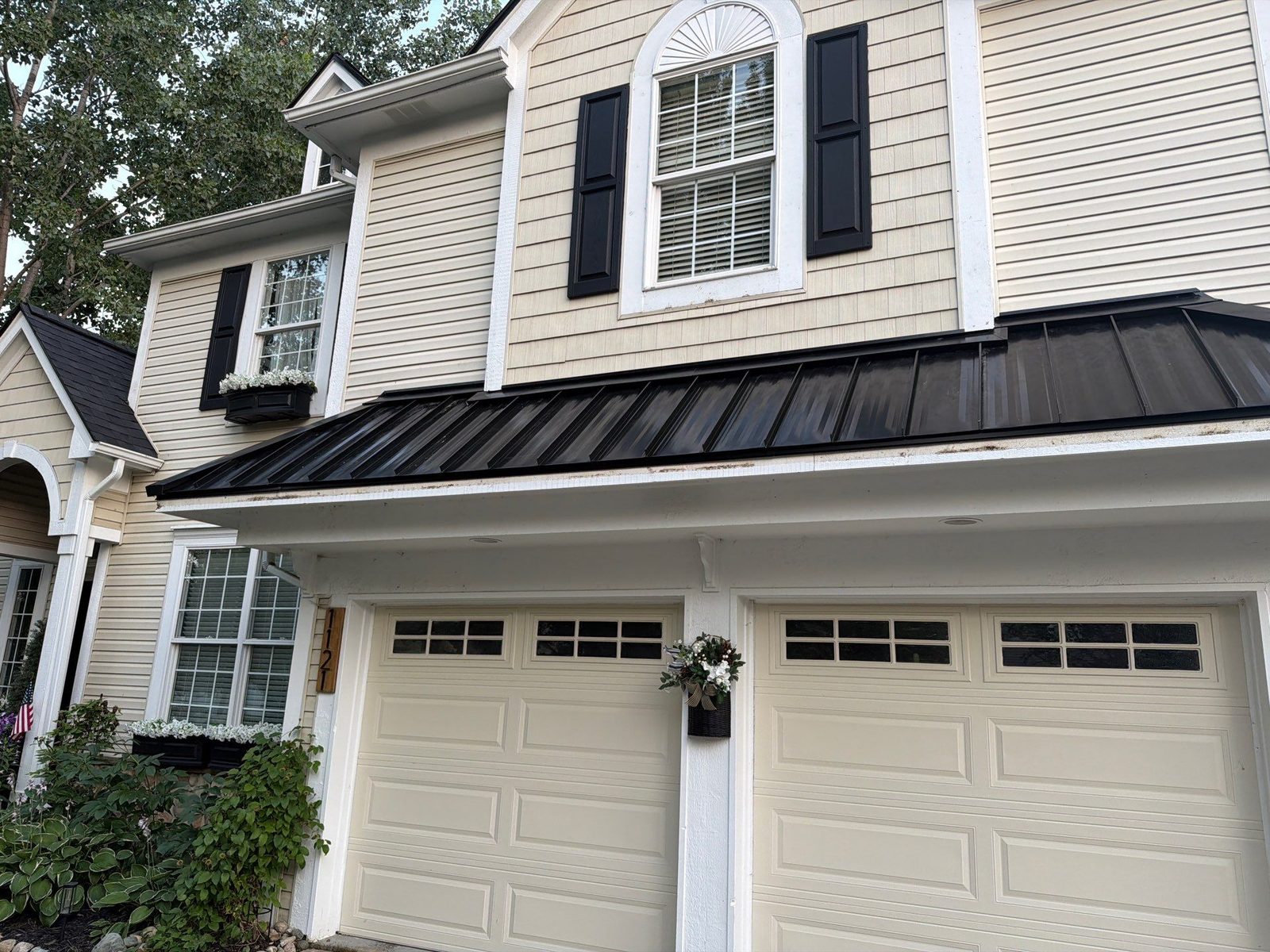 Standing seam metal roof installed by Michigan Metal Roofing