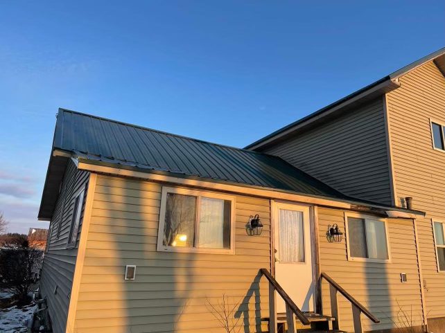Standing seam metal roof installed by Michigan Metal Roofing