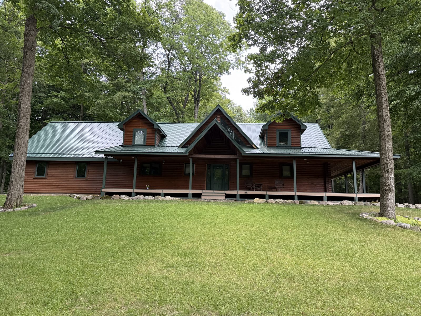 Standing seam metal roof installed by Michigan Metal Roofing