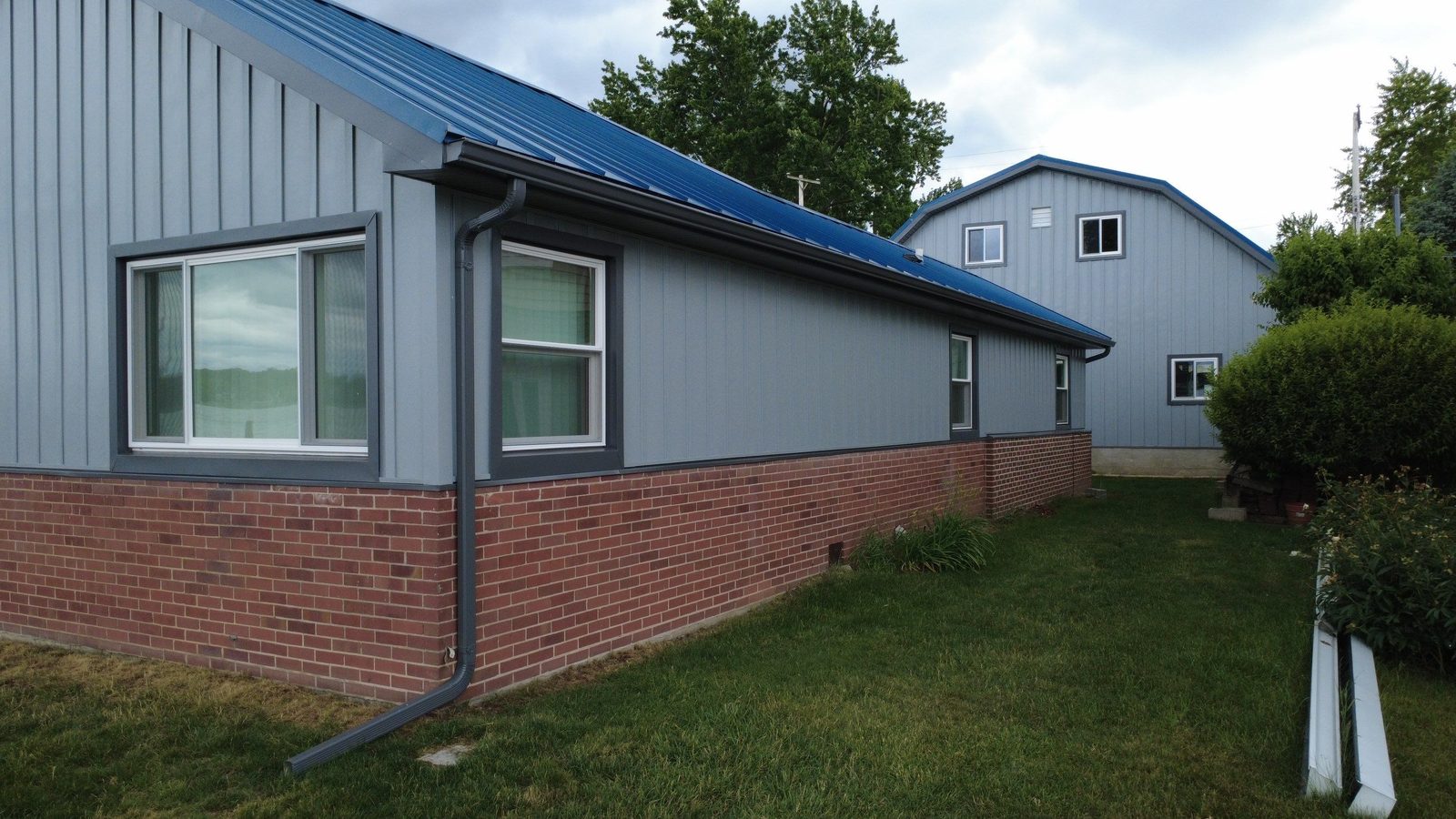 Standing seam metal roof installed by Michigan Metal Roofing