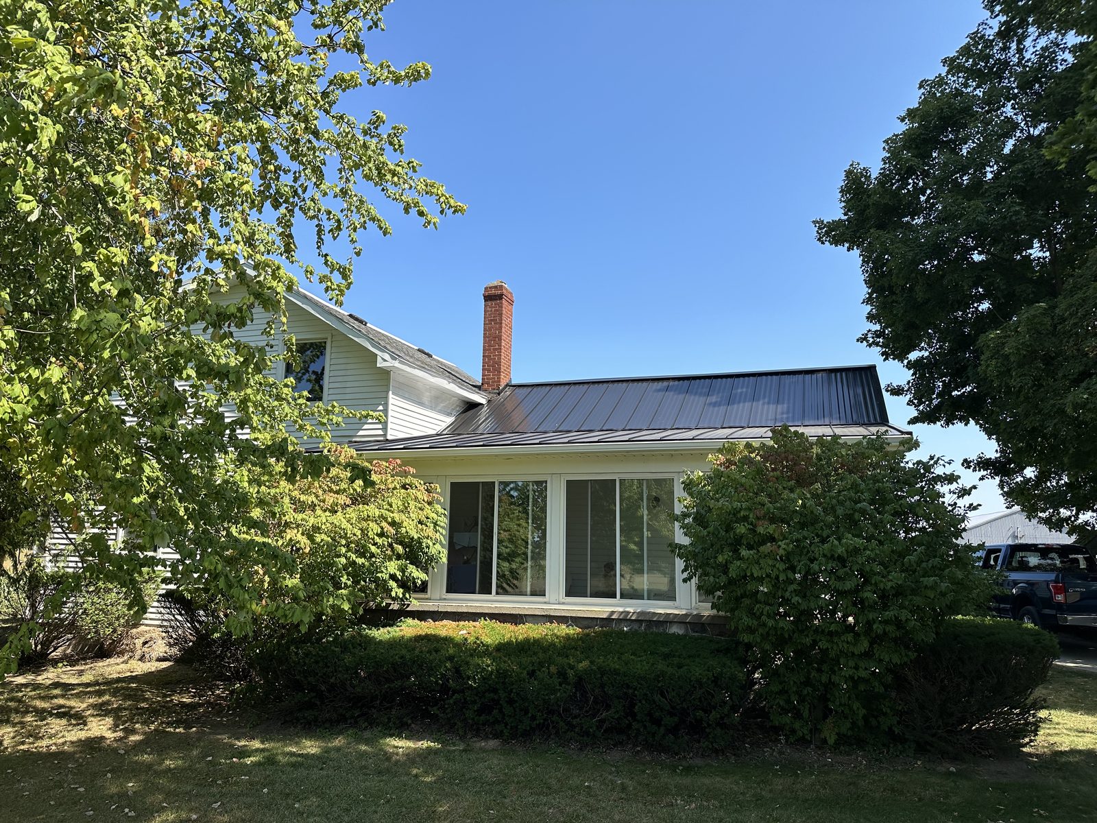 Standing seam metal roof installed by Michigan Metal Roofing