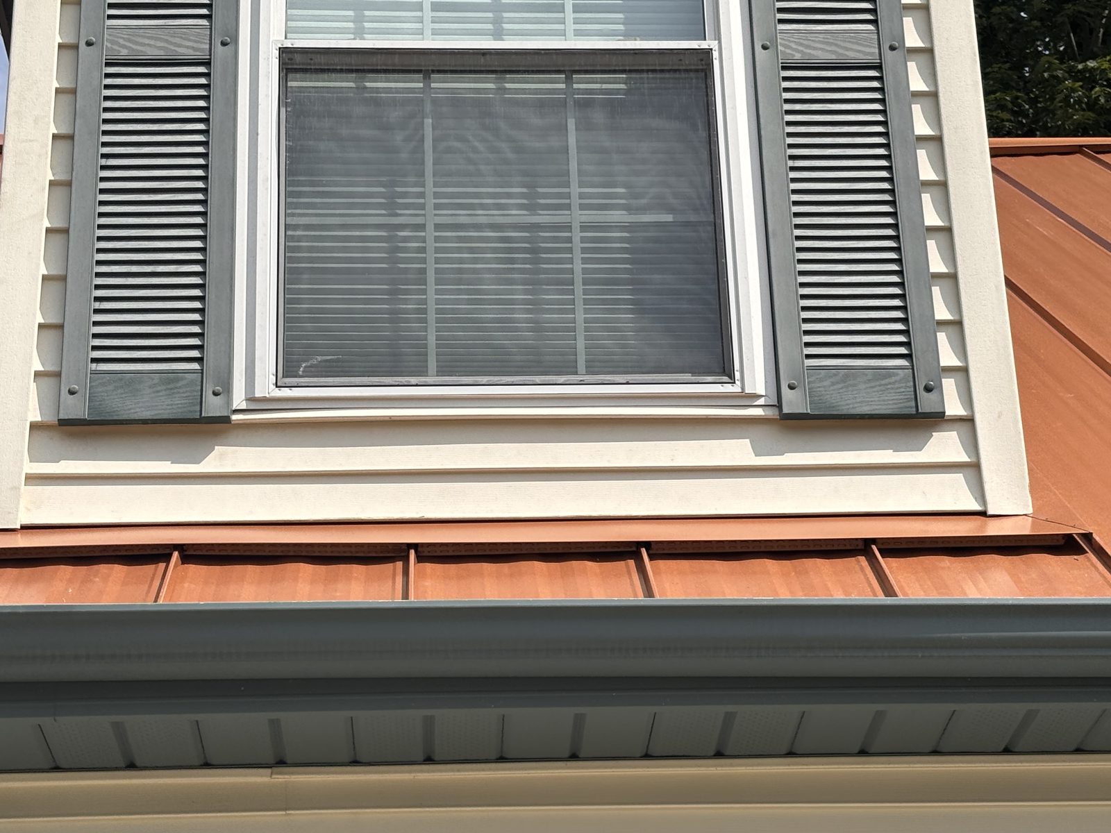 Standing seam metal roof installed by Michigan Metal Roofing